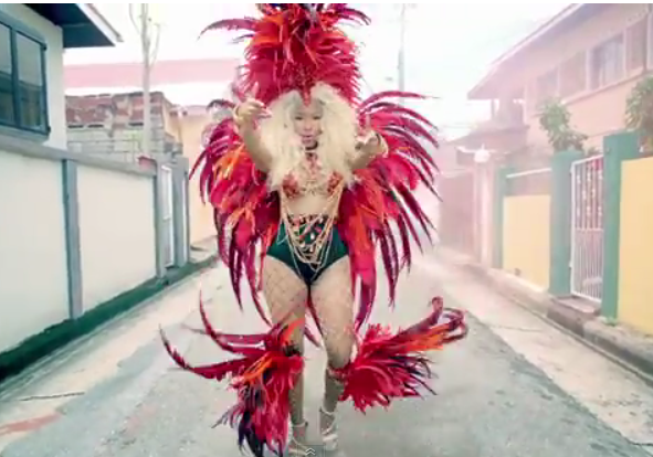 Nicki Minaj Turns Heads In Versace At Trinidad's Carnival