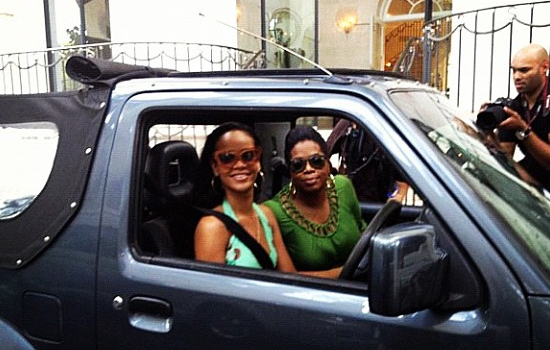 Oprah Winfrey Visits Rihanna, Vanessa Bryant Twirks In Her Seat + More Celeb Stalking
