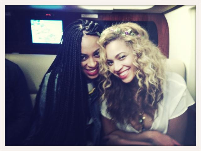 solange and beyonce as kids