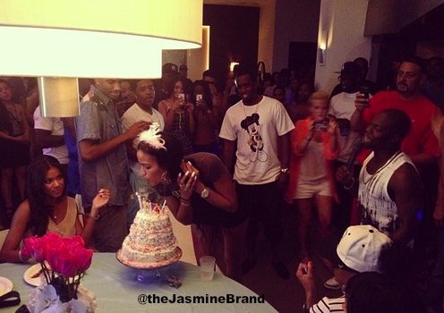 Diddy Throws House Party for Cassie’s Birthday + Hits Club With Chris Brown, Tyga & Friends