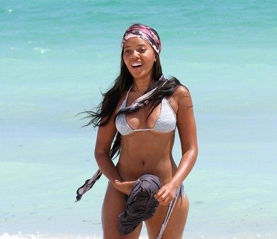 Summer Never Ends, Angela Simmons Rocks Bikini on Miami Beach