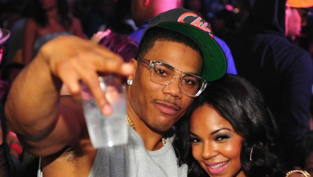 [Photos] Ashanti & Boyfriend Nelly Flirt And Party At Atlanta Club