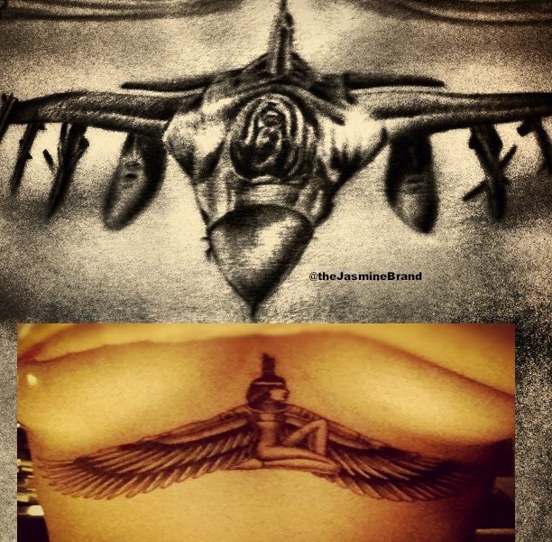 [Photos] Is Chris Brown’s New Stomach Tattoo Inspired by Rihanna?