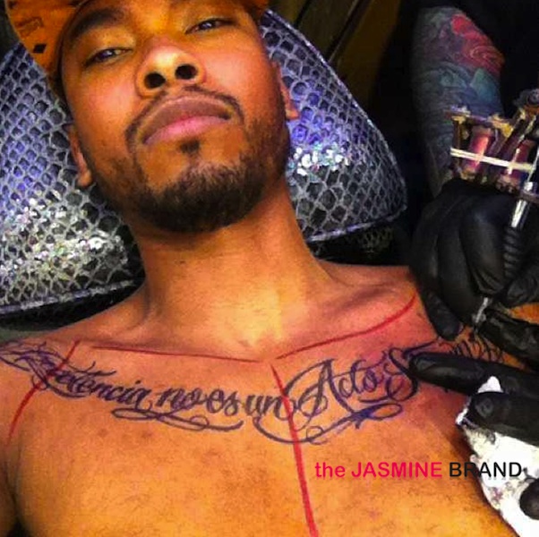 Miguel Gets Chest Ink, Beyonce Poses In the Studio + Kanye’s Curb Check