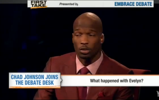 [Video] Ochocinco Talks About Evelyn Lozada With ESPN’s ‘First Take’