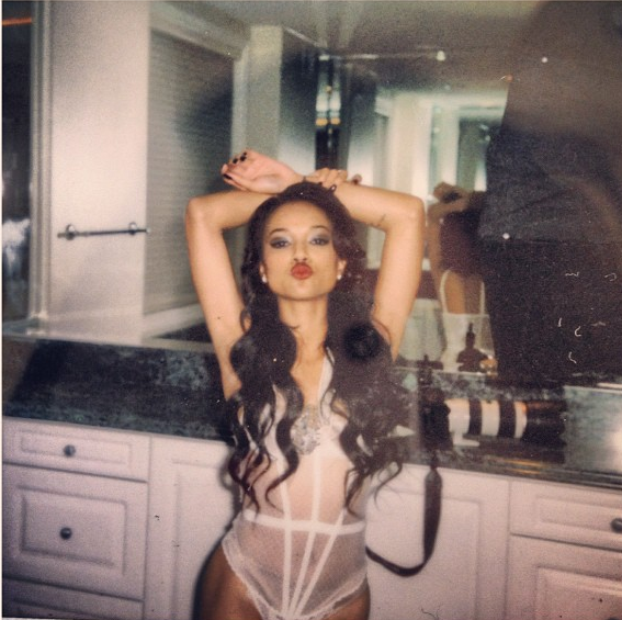 Move Over Rihanna, Karrueche Debuts Her First Lingerie Photo