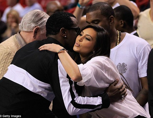 Kim Kardashian Gives Diddy Air Kisses, Russell Simmons Beach Cakin’ + More Celeb Stalking