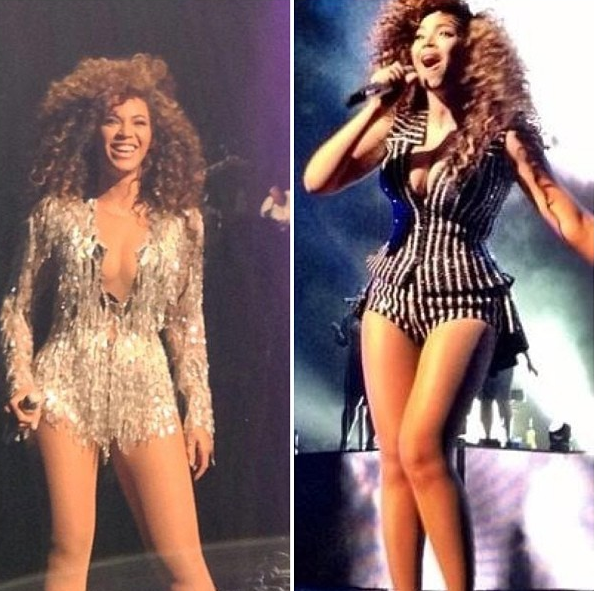 [Photos] Beyonce Goes Big & Natural for NYE Wynn Vegas Show