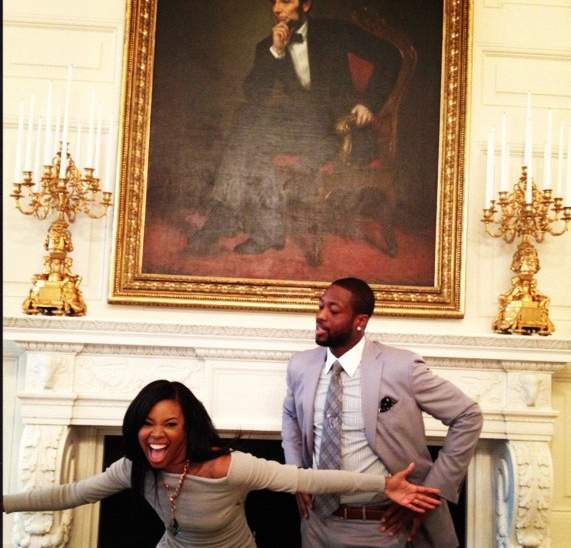 Gabrielle Union & D.Wade Get Urban in White House, Adrienne Bailon Almost Has Nip Slip + More Celeb Stalking