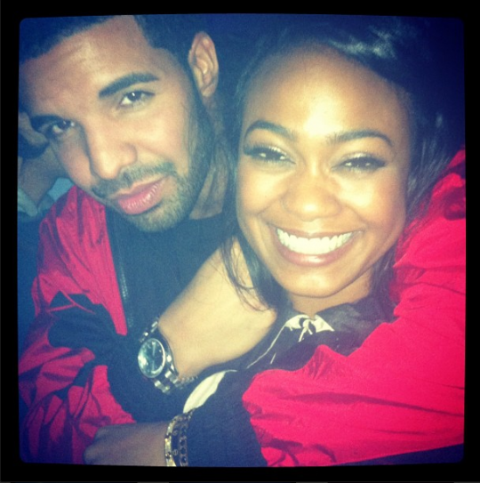 Drake Crashes Tatyana Ali’s Birthday With Champagne & Roses