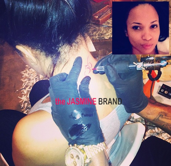 [Photos] Did Karrine Steffans Get A Tattoo Dedicated to Lil Wayne?