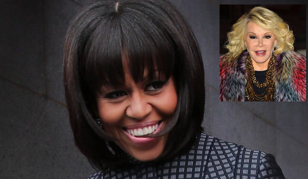 Shots Fired: Joan Rivers Hates Michelle Obama’s Bangs