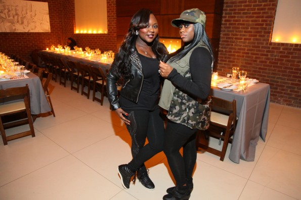 Latocha and Tamika Scott from Xscape-so so def dinner-the jasmine brand