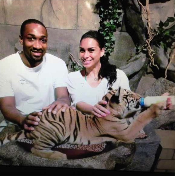 Basketball Wives’ Laura Govan & NBA Hubby Pet Wild Animals, Zip-Line & Vacay in Thailand