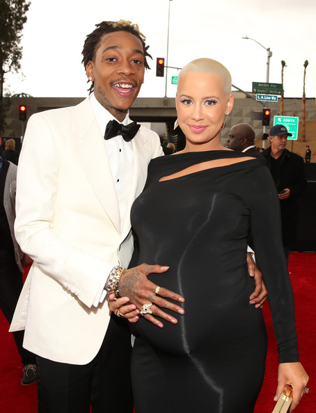 amber rose-wiz khalifa-55th annual grammy awards-the jasmine brand