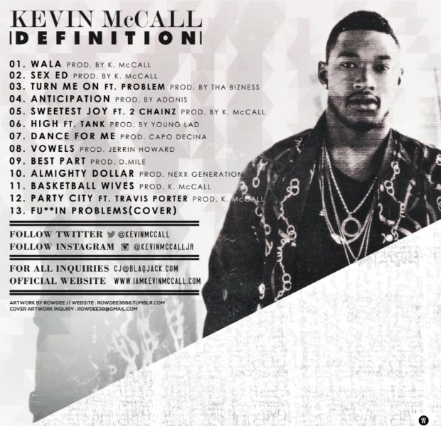 [New Music] Kevin McCall feat. 2 Chainz ‘Sweetest Joy’ + ‘Definition’ Track List