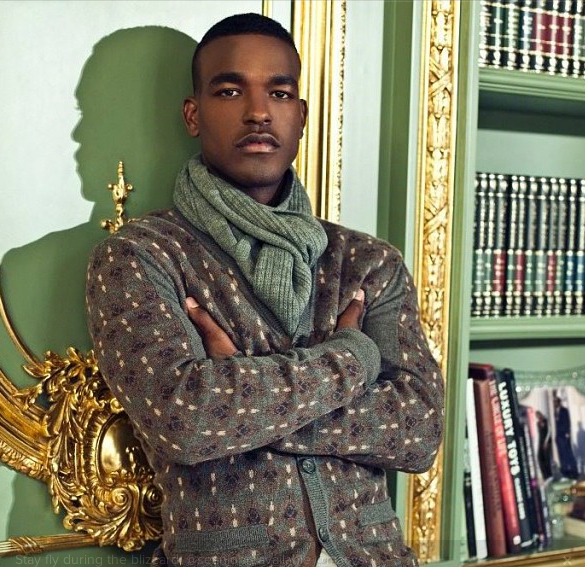 luke james-sean john instagram fashion show 2013-the jasmine brand