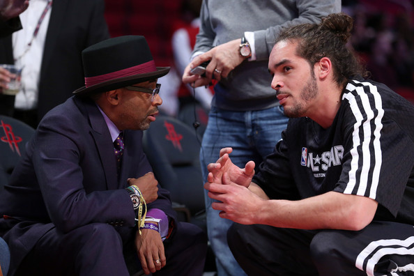 spike lee-courtside-nba all star game 2013-the jasmine brand