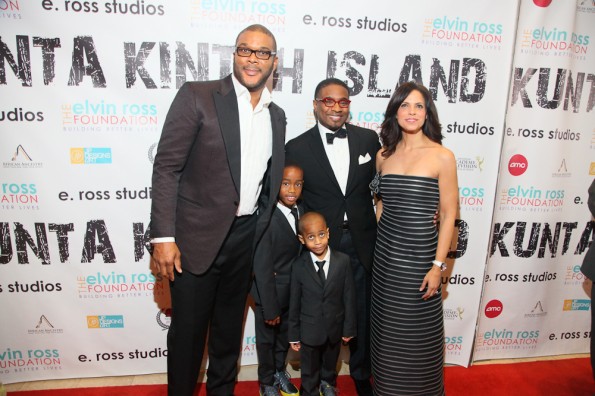 Tyler Perry Elvin Ross Soledad Obrien w Elvins Children_thejasminebrand