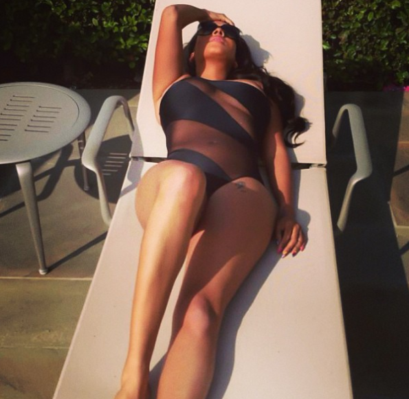 lala anthony-mint swimsuit 2013-a-the jasmine brand