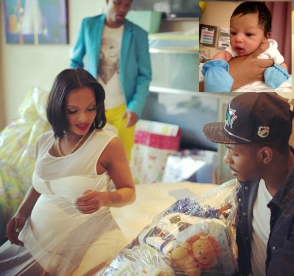 lola monroe-los-have baby boy-2013-the jasmine brand