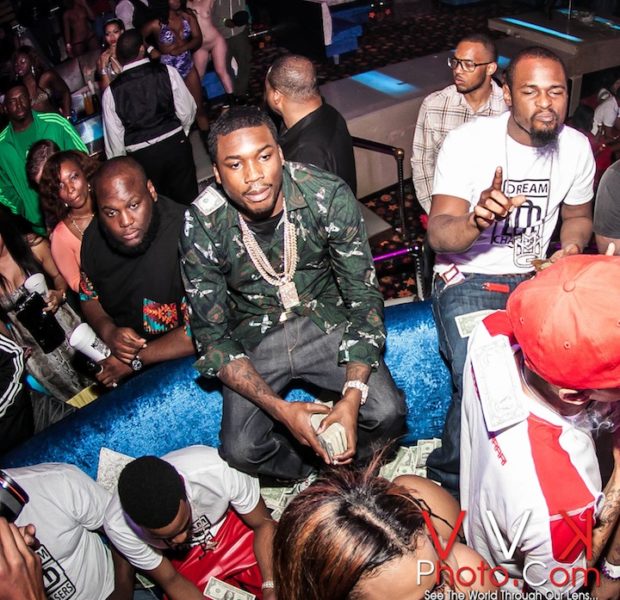 Rapper Meek Mill Shares The Wealth, Gets Money Happy At Miami Strip Club