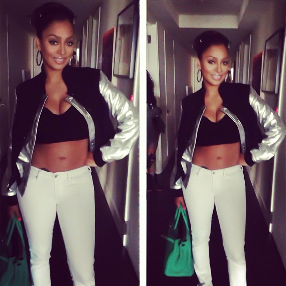 Washboard Abs In the City Lala Anthony Shows Fitness