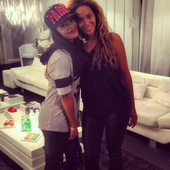 beyonce gives-teyana taylor peptalk-the jasmine brand