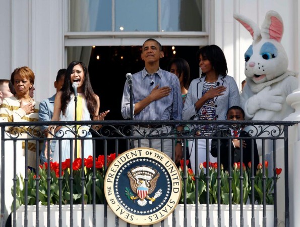 jessica sanchez-national anthem-easter egg roll 2013-the jasmine brand