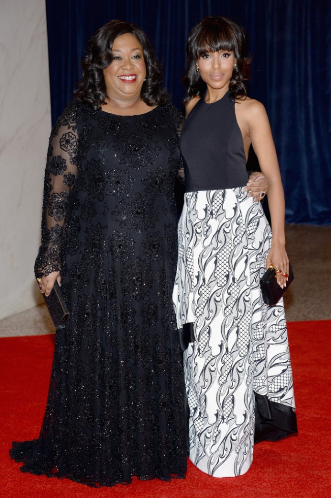 shonda rhimes-kerry washington-2013-white house correspondents dinner-the jasmine brand