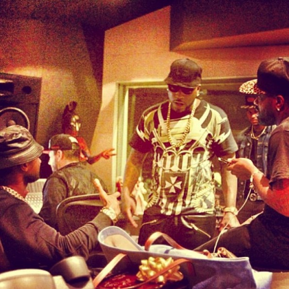 usher records new album-young jeezy-jermaine dupri-b-the jasmine brand