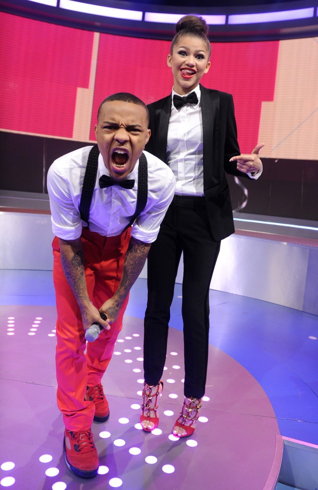 Bow Wow and Zendaya at 106 & Park, May 24, 2013. (photo: John Ricard / BET)