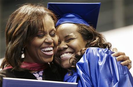 Commencement Overload PLOTUS & FLOTUS Inspire Morehouse & Tennessee High School & College Grads