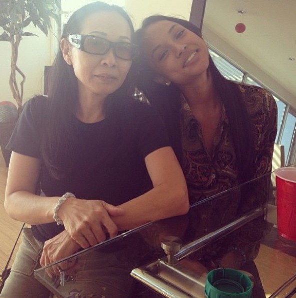 karrueche-karrueches mother-celebrities-mothers day 2013-the jasmine brand