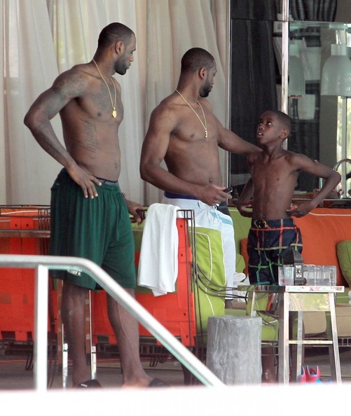 lebron james beach