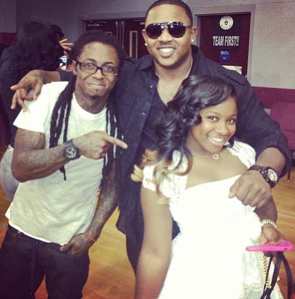[Photos] Lil Wayne & His Girlfriend Dhea, Attend Daughter Reginae’s Graduation