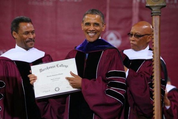 president obama-commencement-speaks morehouse-the jasmine brand