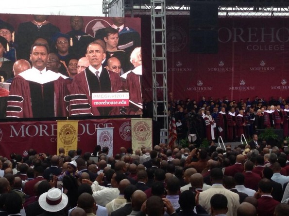 president obama-commencement speech-morehouse-the jasmine brand