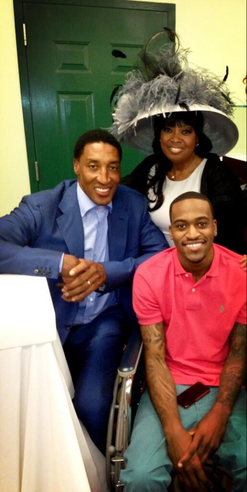 scottie pippen-star jones-kentucky derby-the jasmine brand