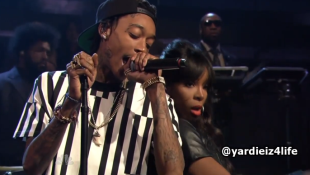 [VIDEO] Kelly Rowland Brings Wiz Khalifa Out for ‘Gone’ Performance On Jimmy Fallon Live