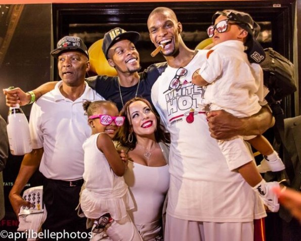 adrienne bosh-christopher bosh family-miami heat champions 2013-basketball wives-the jasmine brand