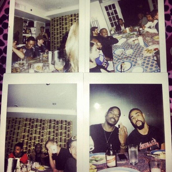 kanye west-birthday dinner 2013-the jasmine brand