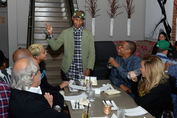 pharrell-jay-z-beyonce-dinner-Billionaire Boys Club Celebrates 10 Years-the jasmine brand