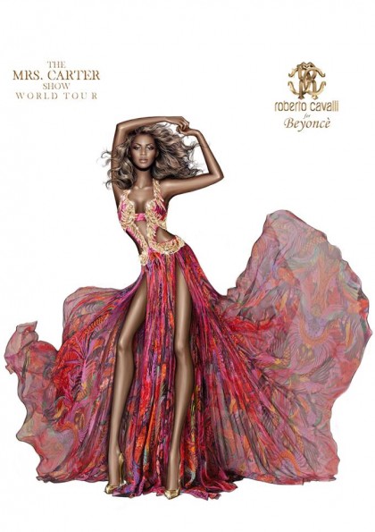 roberto cavalli-defends beyonce dress-the jasmine brand