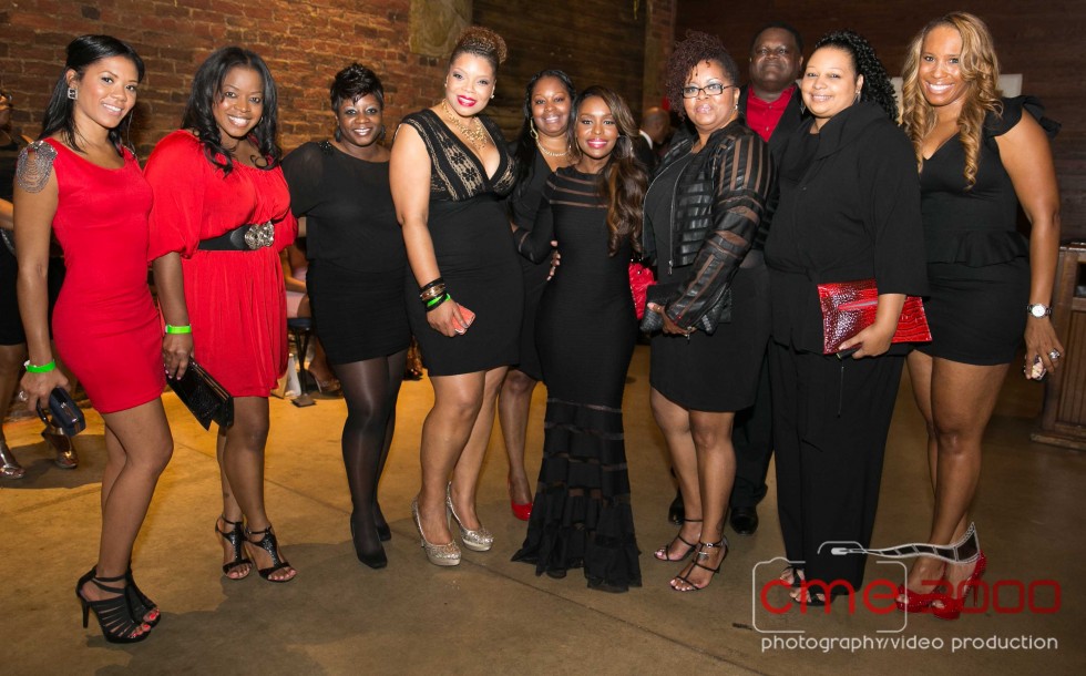 BRANDI-DORA DIN-QUAD-GERALD-RONDA WILKINS-CHANITA FOSTER-DEION SANDERS Prime Time Black and Red GALA-the jasmine brand