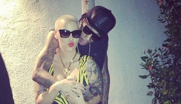 I-Is-Married-Now: Wiz Khalifa & Amber Rose Officially Hitched, Ceremony Planned for Fall