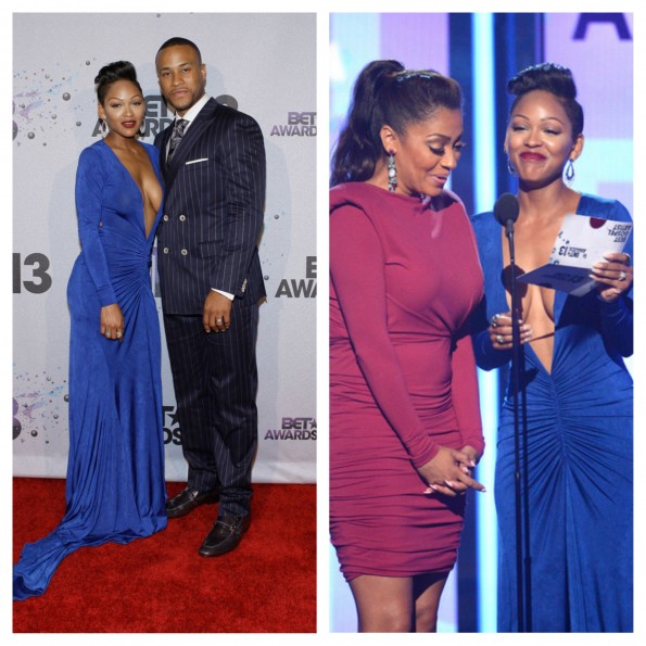 criticism-meagan good bet awards dress-the jasmine brand