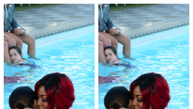 [Photos] K.Michelle Caught Getting Pool Party Frisky With Another Woman