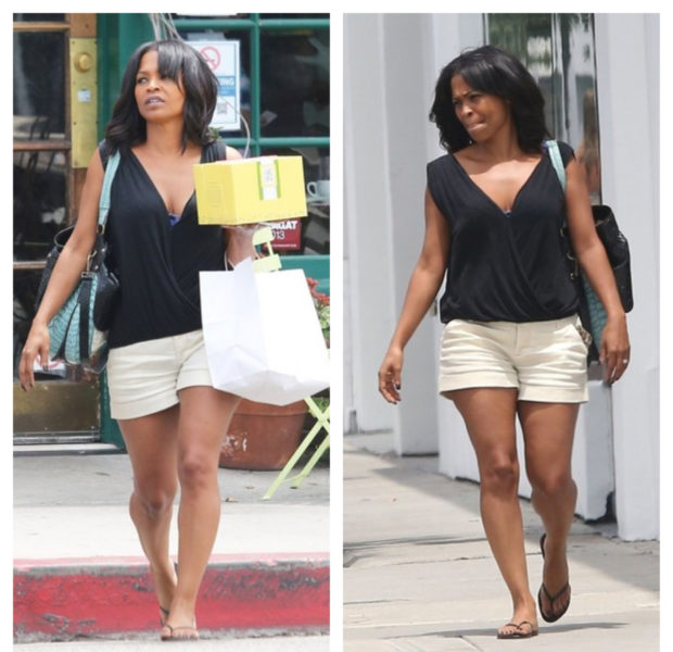 Nia Long Shops In LA, Robin Thicke Plays Mr. Mom + Diddy’s Kids Take Over the Beach