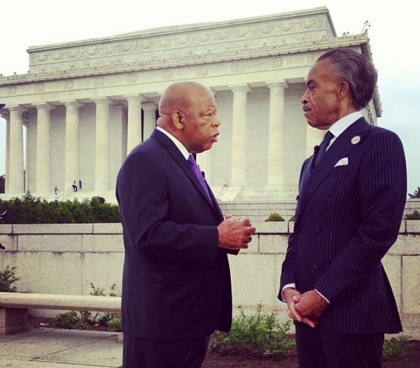 congressman-al sharpton-march on washington-50th anniversary-the jasmine brand